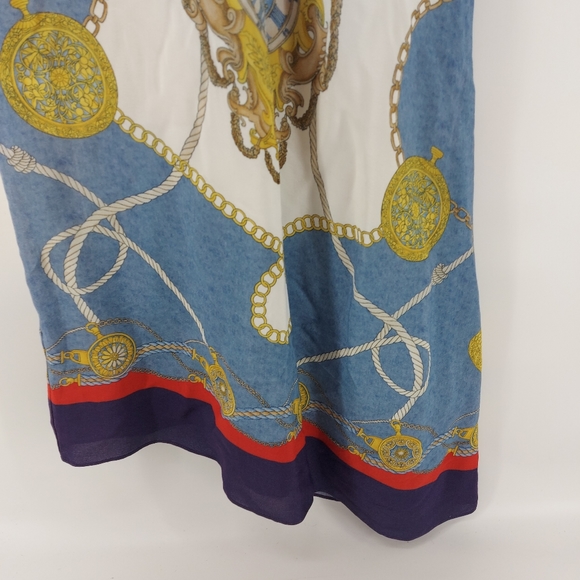 Anthropologie Maeve Onsen Scarf-printed dress - Picture 3 of 8